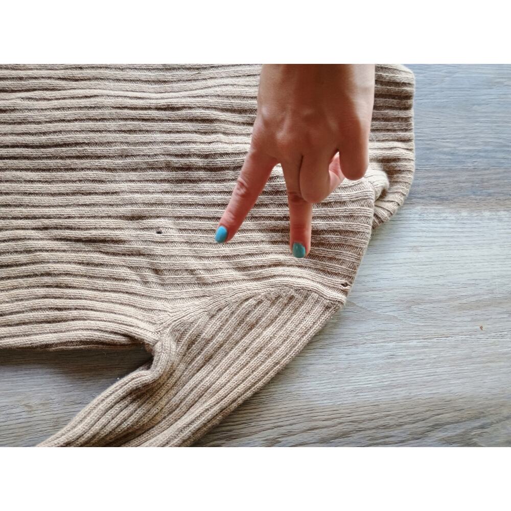 Lauren Ralph Lauren Fair Isle Nordic luxury lambswool angora cashmere full zip M - Picture 9 of 16